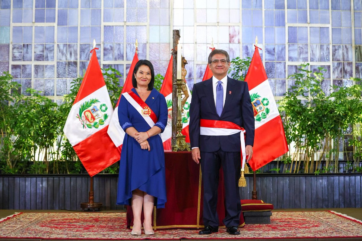 MerinoDeLama's tweet photo. Mis mejores deseos a @JuanSheput  y María Seminario tras su incorporación al gabinete de la presidenta @KeikoFujimori. https://t.co/TTs9lyGW3V