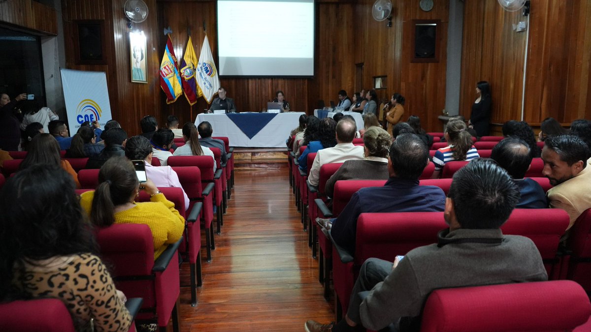 CNELoja's tweet photo. #CNEInforma 📡

Concluye el #ConsejoConsultivoCNE Provincial de Organizaciones Políticas. 🇪🇨

En este espacio se reafirma el compromiso con el desarrollo de procesos electorales técnicos y respetuosos de la voluntad popular expresada en las urnas. 🗳️

#Elecciones2027Ec https://t.co/mTRPUpDKzw