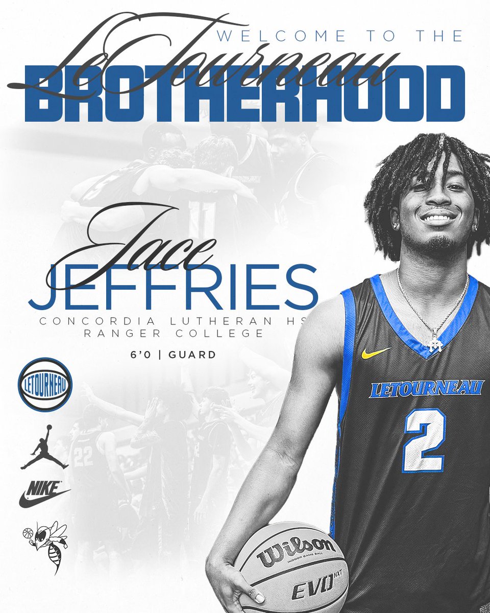 LETUMBB's tweet photo. Welcome to the Brotherhood

Jace Jeffries enters the LeTourneau Brotherhood after a freshman year at Ranger College.

During his time at Concordia Lutheran, Jace earned all-state honors for 6A TAPPS.

#LETUBrotherhood #BuiltNotBought https://t.co/KaNd4lzixv