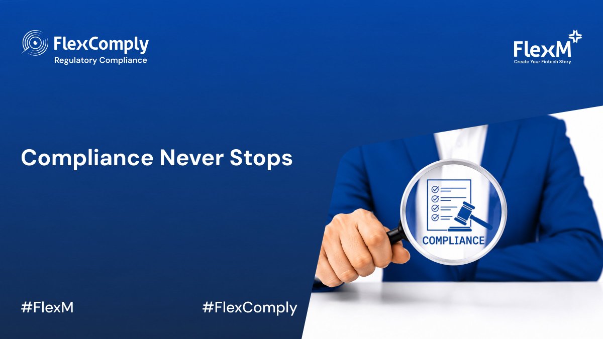 FlexmGlobal's tweet photo. Regulatory submissions have deadlines. Compliance doesn't.
An effective AML programme requires continuous monitoring, risk assessment, and audit-ready records.
Stay prepared every day with FlexComply.
https://t.co/nzulRqjoNP
#FlexM #AML #RegTech #FICA https://t.co/WQ7LHDL3Ie