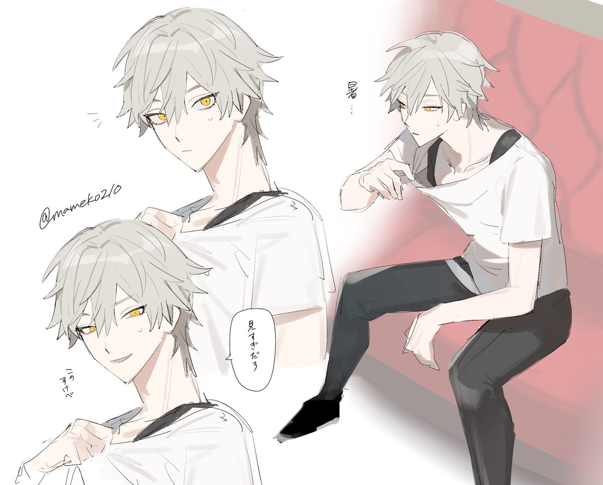 mameko210's tweet photo. 穹くん　夏☀️(ド夢) https://t.co/5m6HwaUf4V