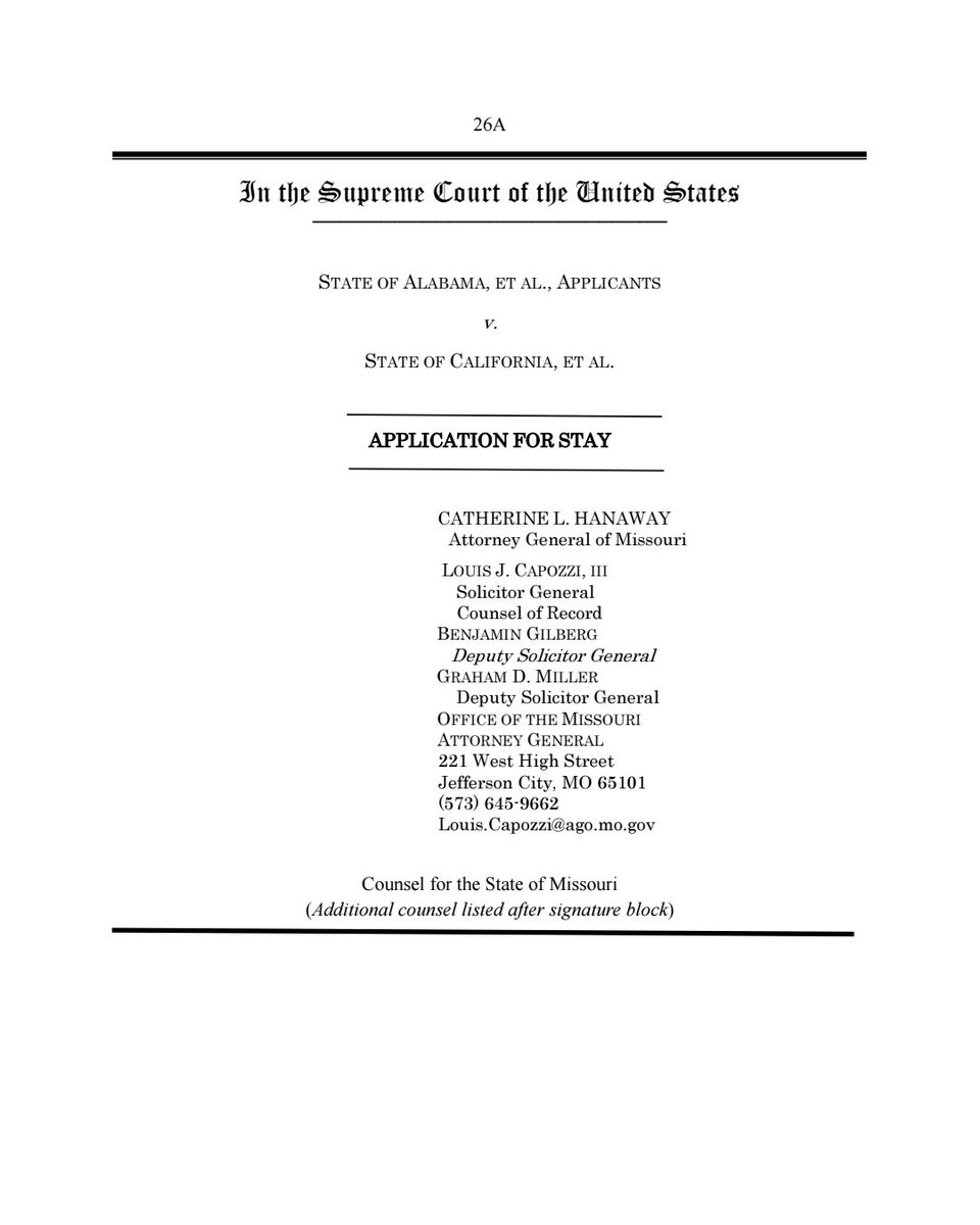 scotus_wire's tweet photo. 🚨 Republican-led states have separately asked the Supreme Court to restore key parts of President Trump's election integrity executive order that direct DHS to compile citizenship lists and USPS to adopt new mail-ballot security rules. https://t.co/wQxkMyTvjM