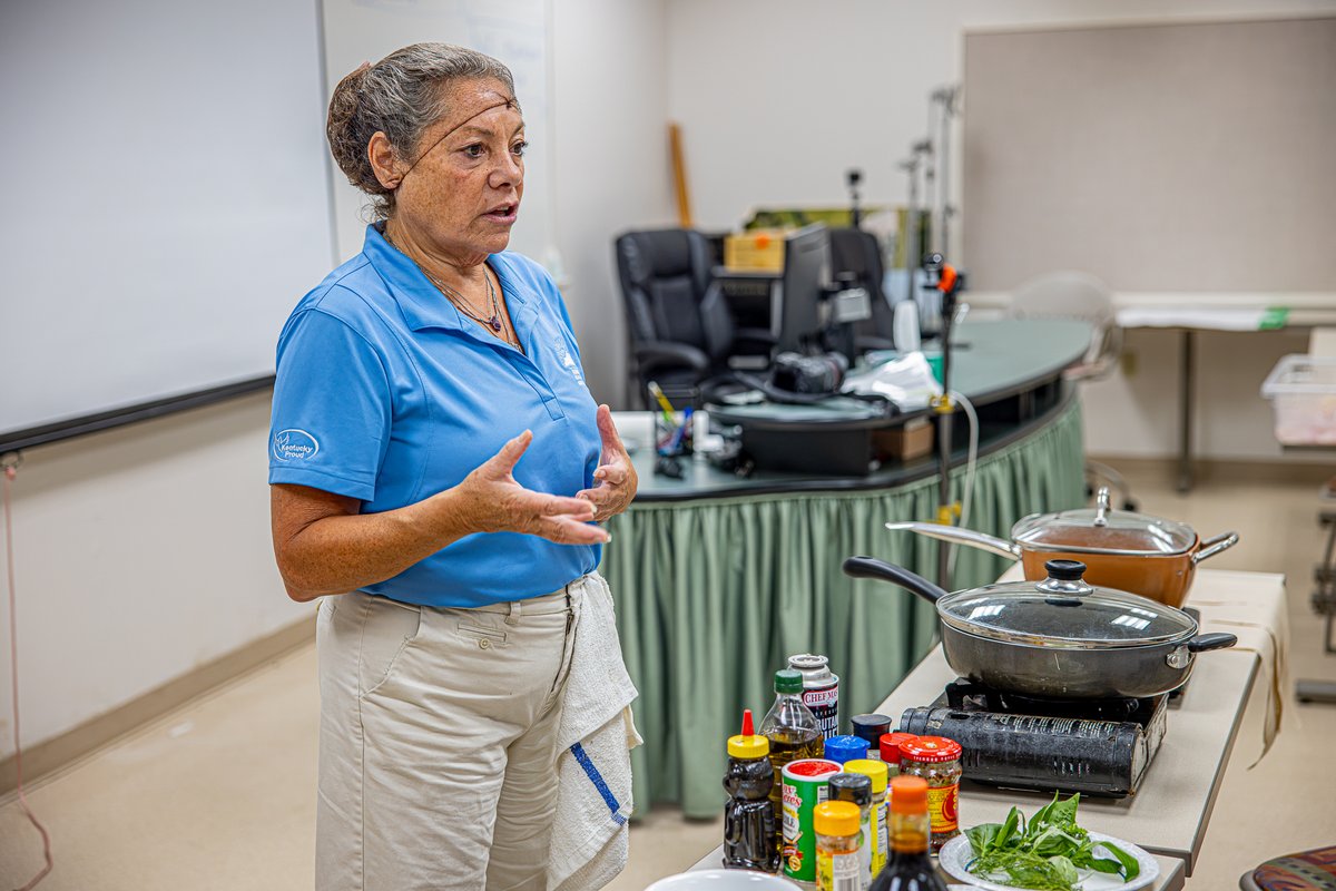 KSUAquaculture's tweet photo. Our @KyStateU @USAquaSoc students put aquatic science to work for Kentucky! 🌊 They hosted a hands-on workshop for @KSUExtension on humane fish harvesting, filleting &amp; healthy cooking, plus video guides for local families &amp; farmers!

#KSU #Aquaculture #KentuckyAgriculture #USAS https://t.co/bsUwvcc8vw