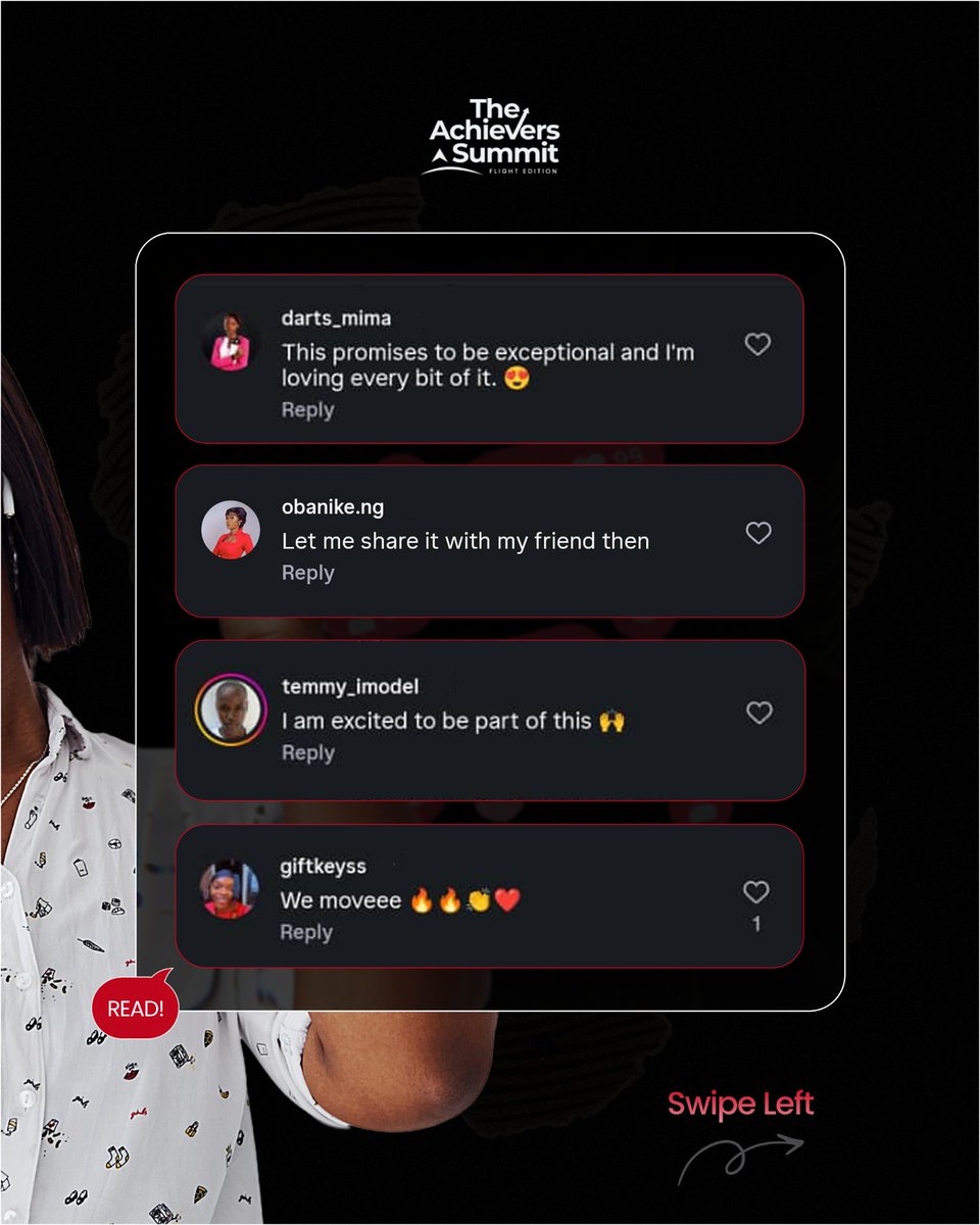 achieversummit's tweet photo. The excitement is real. 🔥

The comments say it all. August can't come soon enough.

📅 Aug 11 to 13, 2026
📍 Oriental Hotel, Lagos

#AchieversSummit #AchieversSummit2026 https://t.co/TzG6oj4bQH