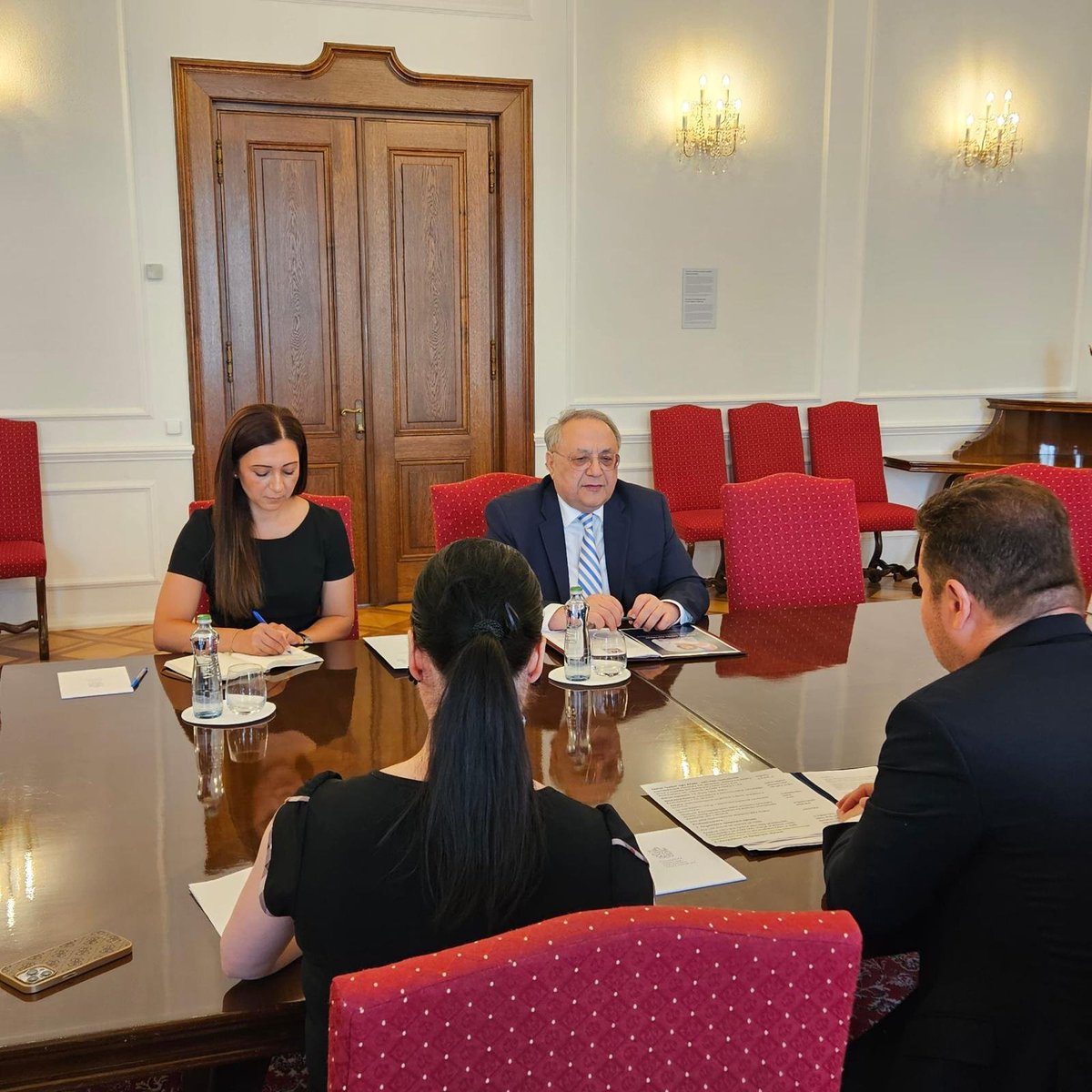 AzEmbPrague's tweet photo. We are grateful to H.E. Mr. Tomio Okamura, Speaker of the Chamber of Deputies of the Parliament of the Czech Republic, for the important and insightful meeting.

https://t.co/f9vpZnOP9u https://t.co/MZXrnZYOLL