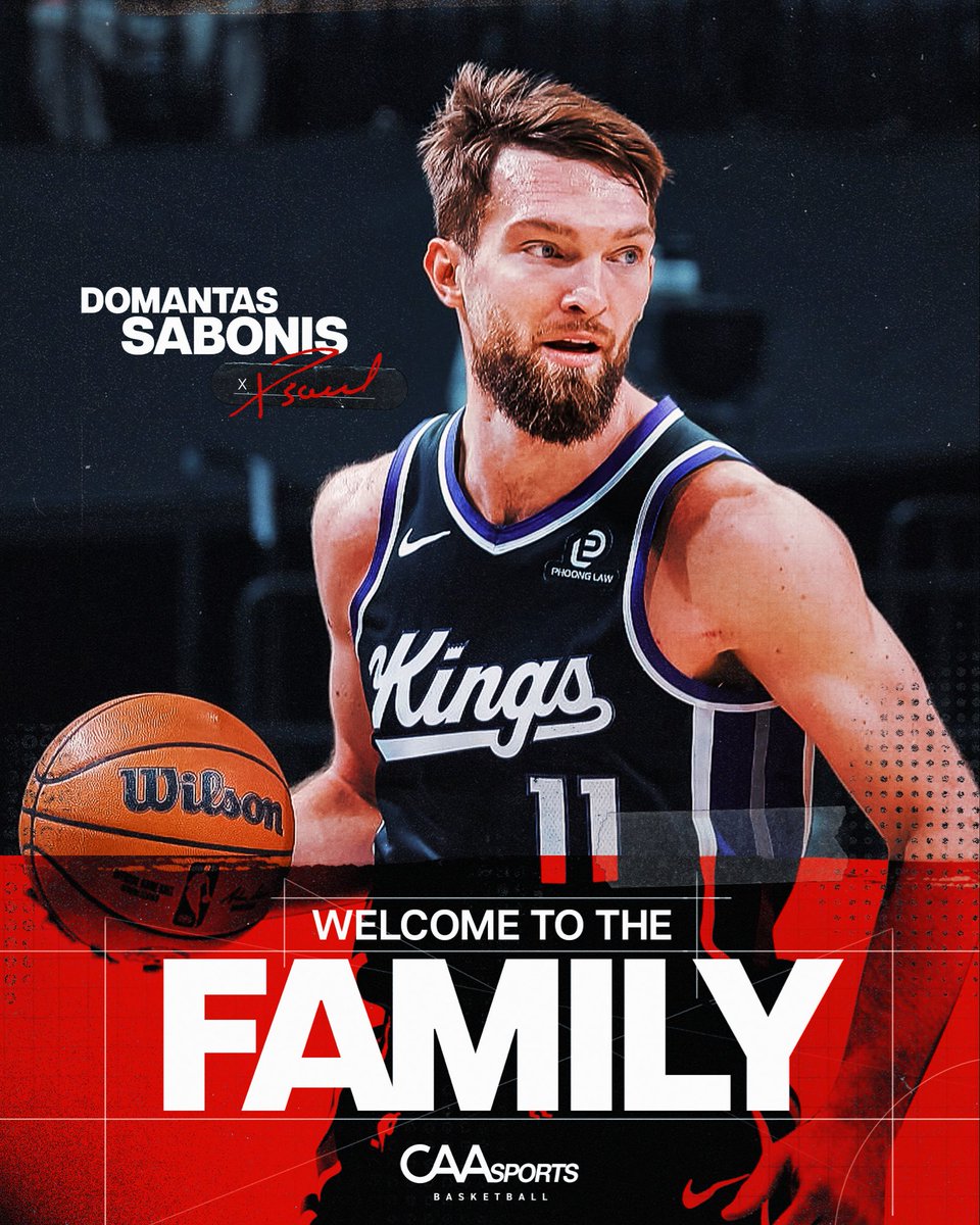 CAA_Basketball's tweet photo. We are excited to welcome Domantas Sabonis to the CAA Family! https://t.co/D12zQx6JwO