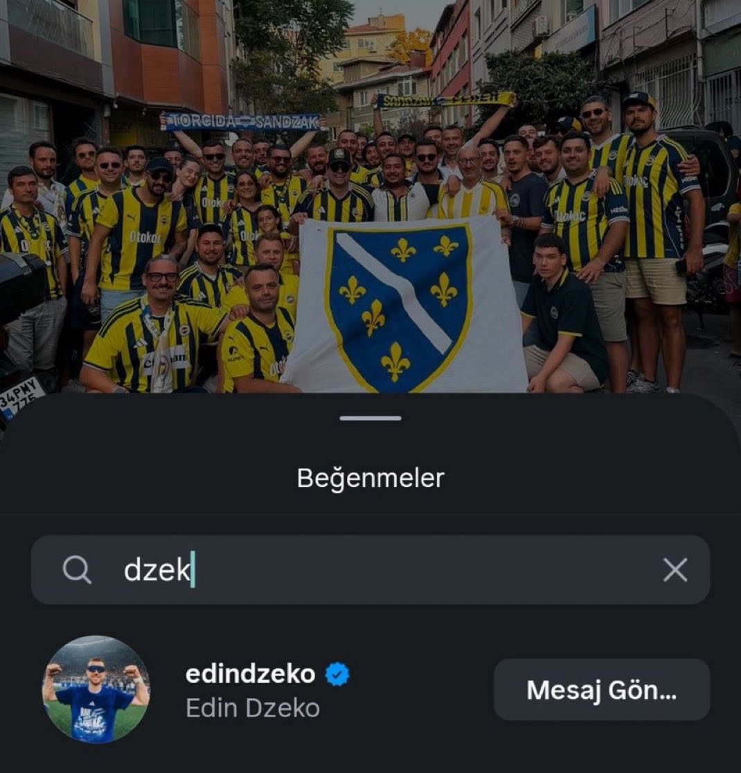 SaracogluSports's tweet photo. Edin Dzeko, Fenerbahçe'ye ait bir şey gördüğü zaman beğenmeden duramıyor.. https://t.co/08Ra6qPcwa
