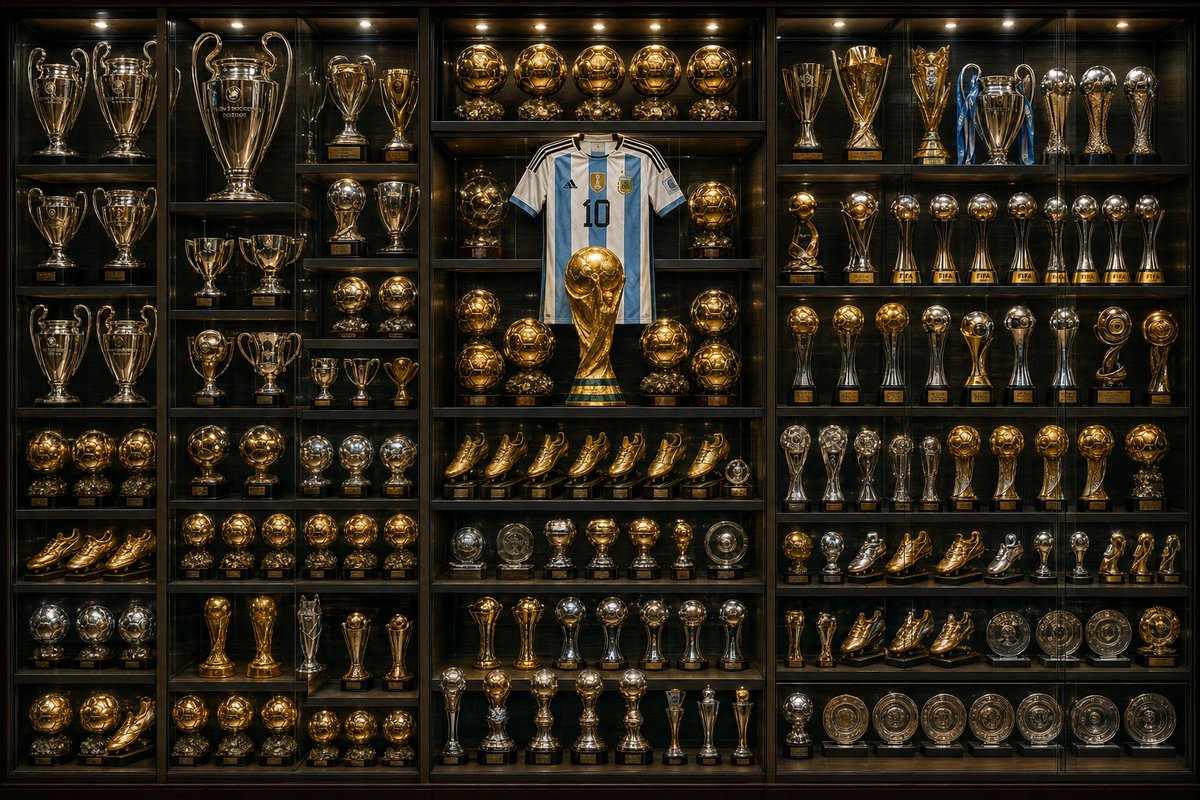 nadjib__fcb's tweet photo. كيف نقنع الاجيال القادمة ان هذه ألقاب و جوائز ميسي و ليس نادي اوروبي كبير https://t.co/Mwt5ay0fdr