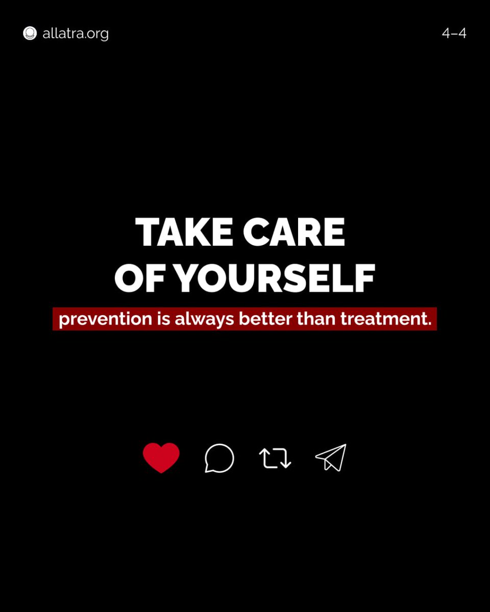 allatra_org's tweet photo. How Can You Protect Yourself in Hot Weather?

The first signs of heatstroke include:
⚠️severe weakness;
⚠️dizziness;
⚠️nausea;
⚠️headache;
⚠️hot, dry skin;
⚠️confusion.

If you experience these symptoms, move to a cool place immediately, begin cooling your body, and seek medical attention.

How Can You Prevent Heatstroke?

When the air temperature rises above 30°C (86°F), follow these recommendations to reduce the risk of overheating:

💧Drink water regularly without waiting until you feel thirsty.
👕Wear light-colored, loose-fitting clothing and a hat.
🌳Avoid direct sunlight between 11:00 a.m. and 4:00 p.m.
👟Limit strenuous physical activity during the hottest part of the day.
🍏Choose light meals and eat plenty of fruits and vegetables.
❄️Whenever possible, stay in cool or air-conditioned places.

Take care of yourself-prevention is always better than treatment.

#HeatSafety #Heatstroke #Allatra #Hydration #HotWeather