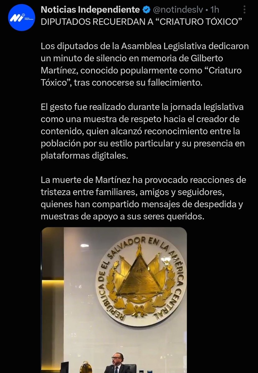 Valebluelm's tweet photo. Por un lado, el Ministerio de Educación prohíbe trajes provocativos, música vulgar y soez  en los desfiles de independencia; por otro, la Asamblea Legislativa rinde homenaje a un "creador de contenido" caracterizado por su lenguaje soez y por insultar gente. Son un chiste!🥴 https://t.co/PEq7sEoN90