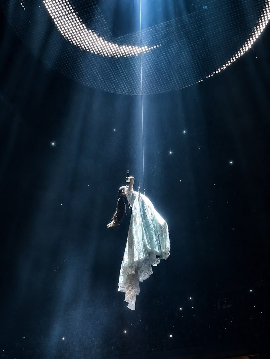 PopFusionHQ's tweet photo. Ariana Grande’s “eternal sunshine tour” is now 63% complete, and she is on track to finish the tour with zero canceled dates.

This comes after critics, including some disguised as her own supporters, claimed she wouldn’t make it through half of the shows because of her appearance.

With each passing date, Ariana continues to prove her doubters wrong, showcasing her vocal prowess and growing stronger with every performance.