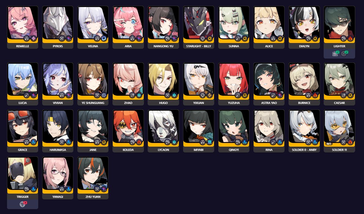 Zexidon's tweet photo. @Mangaminx Oooo I like that we rolled on a lot of the same characters, except throw in more guys for me lmao (except lighter he's there for whenever they freaking run him again and I can finally get his ass) https://t.co/2QSq6mR1lV