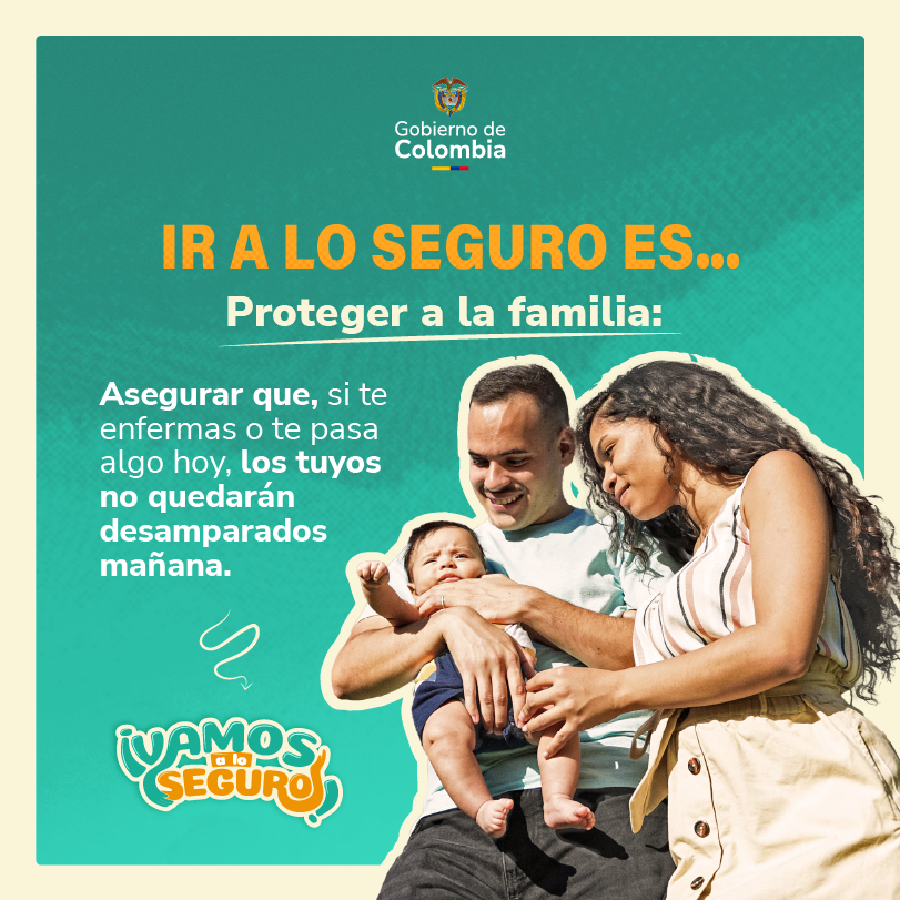 MinSaludCol's tweet photo. La seguridad social es más que un derecho: es una decisión que protege a quienes más quieres.

Ir a lo seguro significa contar con un respaldo real frente a los imprevistos, para que tú y tu familia tengan protección cuando más la necesiten.

#VamosALoSeguro https://t.co/fnq2abWHDj