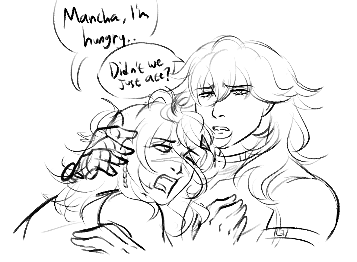 the_nomestic's tweet photo. (OCxCanon) Some late night Niklaveil doodle https://t.co/P5yuQJ3dcF