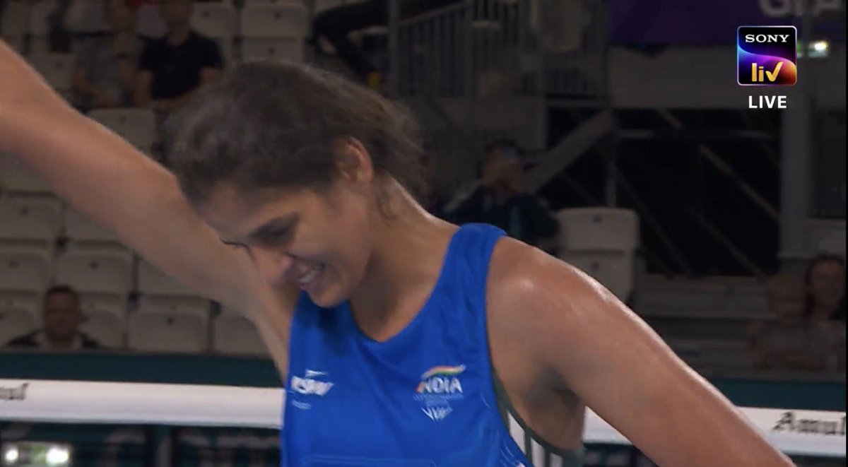 TheKhelIndia's tweet photo. JAISMINE ASSURES MEDAL FOR INDIA IN WOMEN’S 57KG BOXING 🥊🇮🇳

- Storms into the Semi Finals ✅ https://t.co/csArG9967M