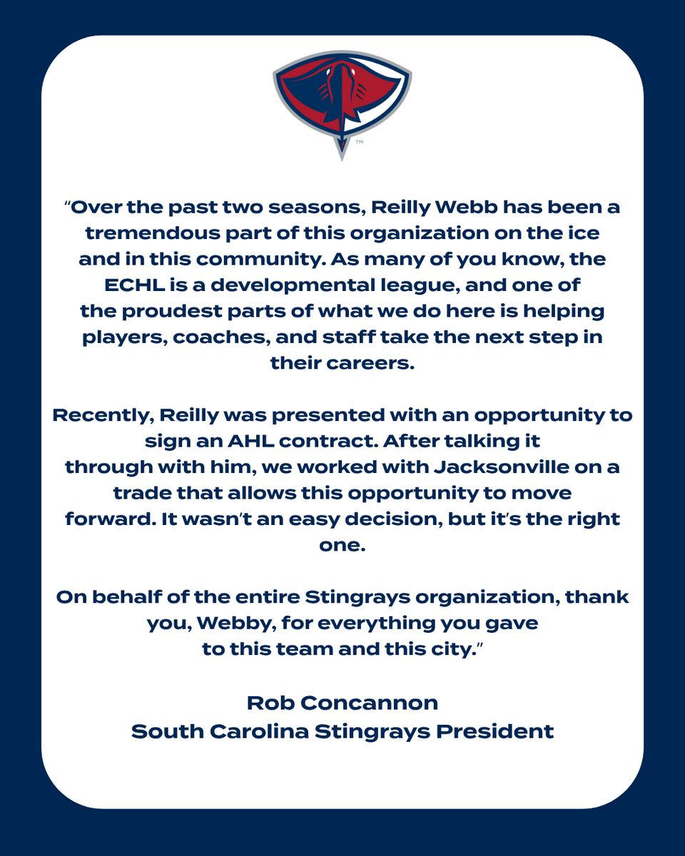 South Carolina Stingrays tweet media