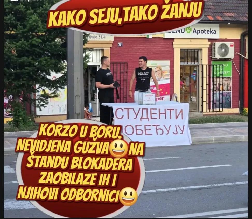 jelaperic98's tweet photo. Kakav blam "studenata" da ih ni njihovi ljudi nisu posetili https://t.co/SEapT4sWF5