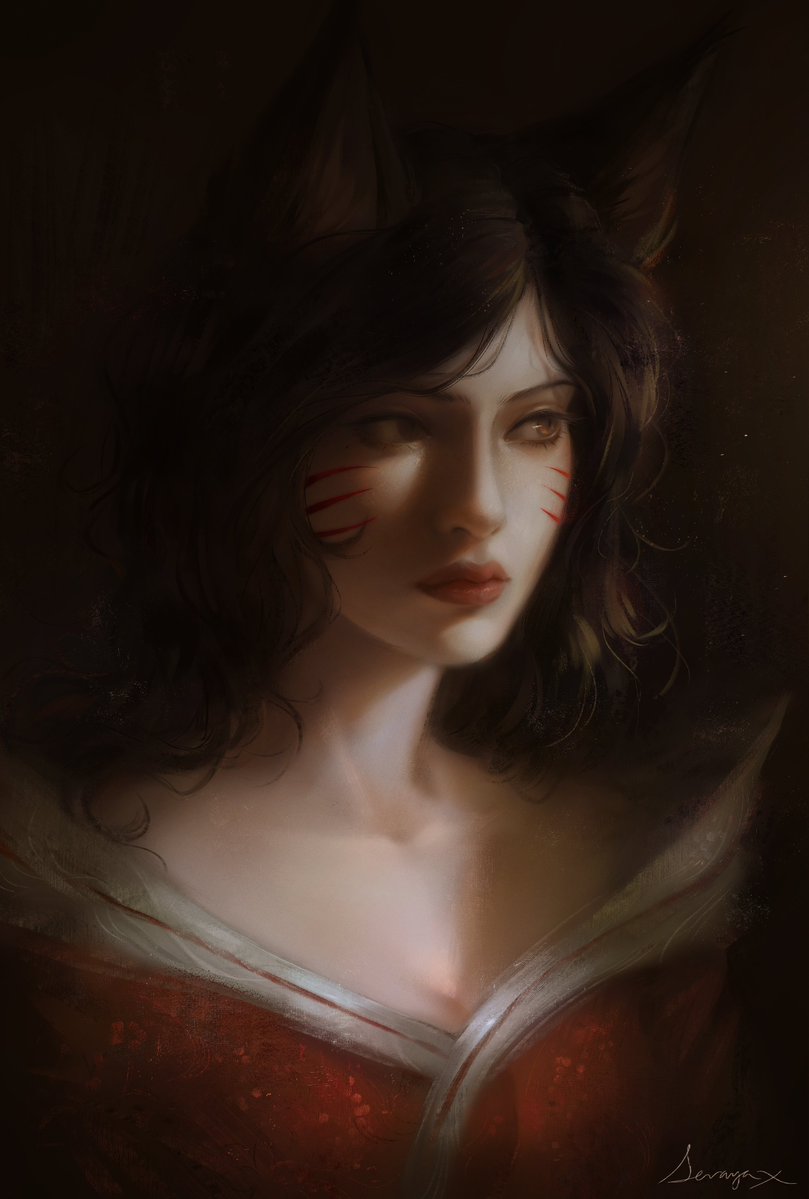 Seraya_x's tweet photo. my muse #ahri https://t.co/809MFUXGqL