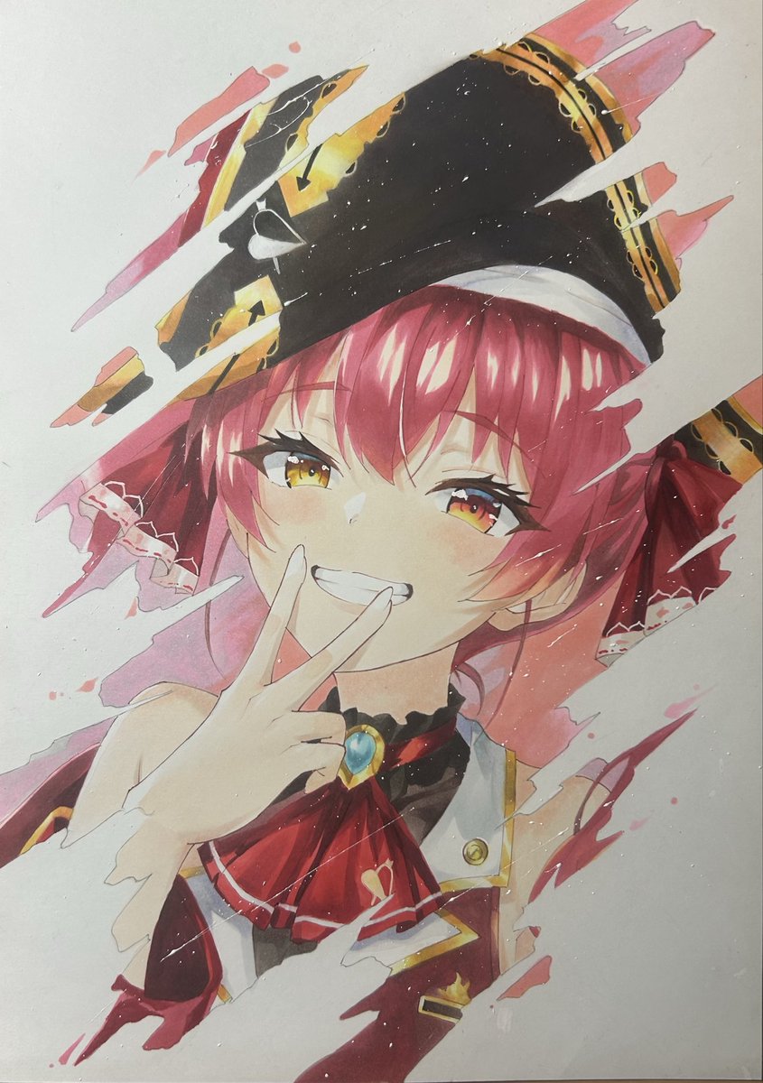 _PP1S_'s tweet photo. 船長誕生日おめでとー！
初めて船長描いたから色塗りにめっちゃ苦戦した🥹(特に髪)
#マリンのお宝 https://t.co/NwRA5tsEpF