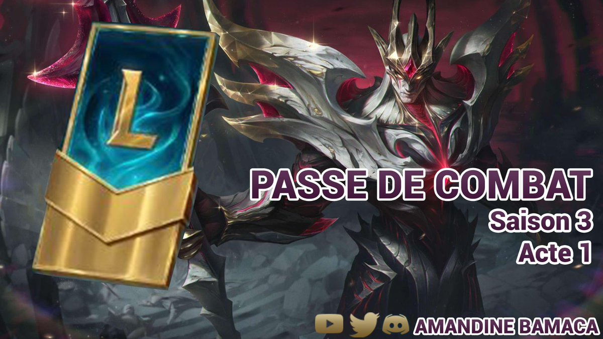 AmandineBamaca's tweet photo. GIVEAWAY #RiotPartner✨  
PASS ACTE 3     

Pour participer :     

4 à gagner sur TWITTER   
  🔄RT + follow @AmandineBamaca 
   Dont 1 fan absolu de Jarvan (prouvez-le)

  🎦+ 2 à gagner dans les habitués YouTube (commentaires vraiment là pour les vidéos)

TAS le 15/08/2026📅 https://t.co/AGnX9Xmsem