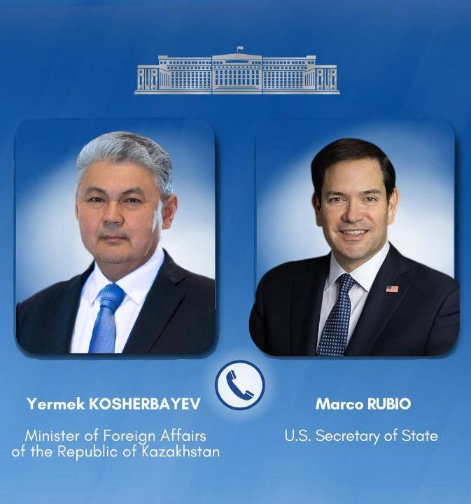 MFA_KZ's tweet photo. 🇰🇿🇺🇸 Kazakhstan’s Foreign Minister and U.S. Secretary of State Hold Telephone Conversation

https://t.co/jNXitCpLab https://t.co/nqWC5iNgd5