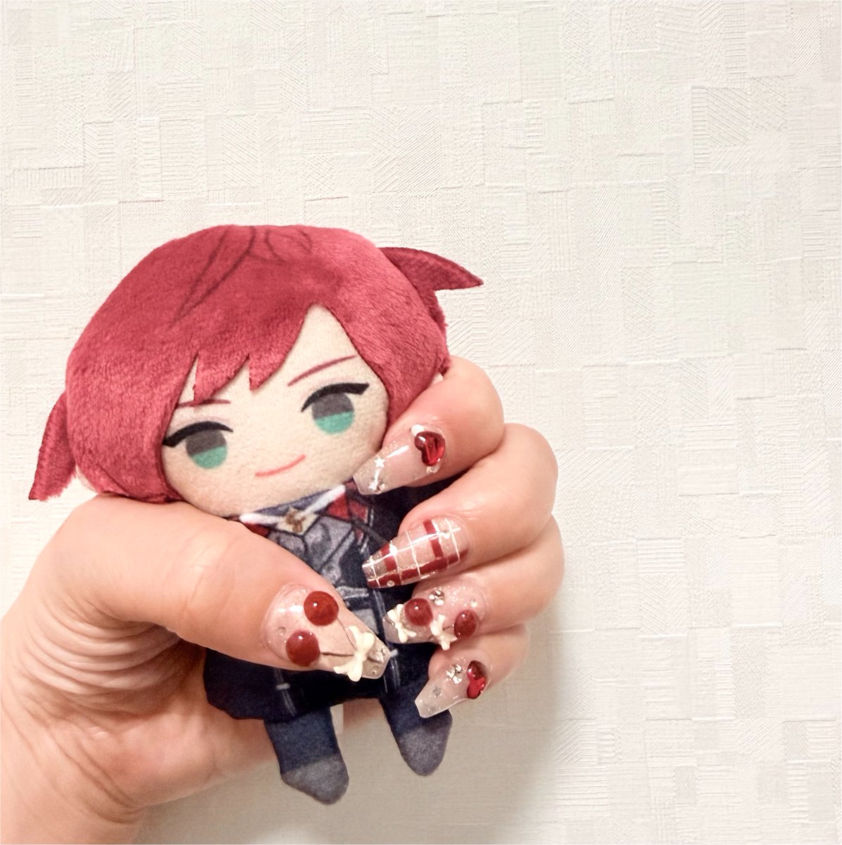 s______how's tweet photo. 明日楽しみ〜〜〜〜( ̳- ·̫ - ̳ˆ )◞❤︎
さくらんぼネイルした🍒⋆꙳ https://t.co/MWriti91WB