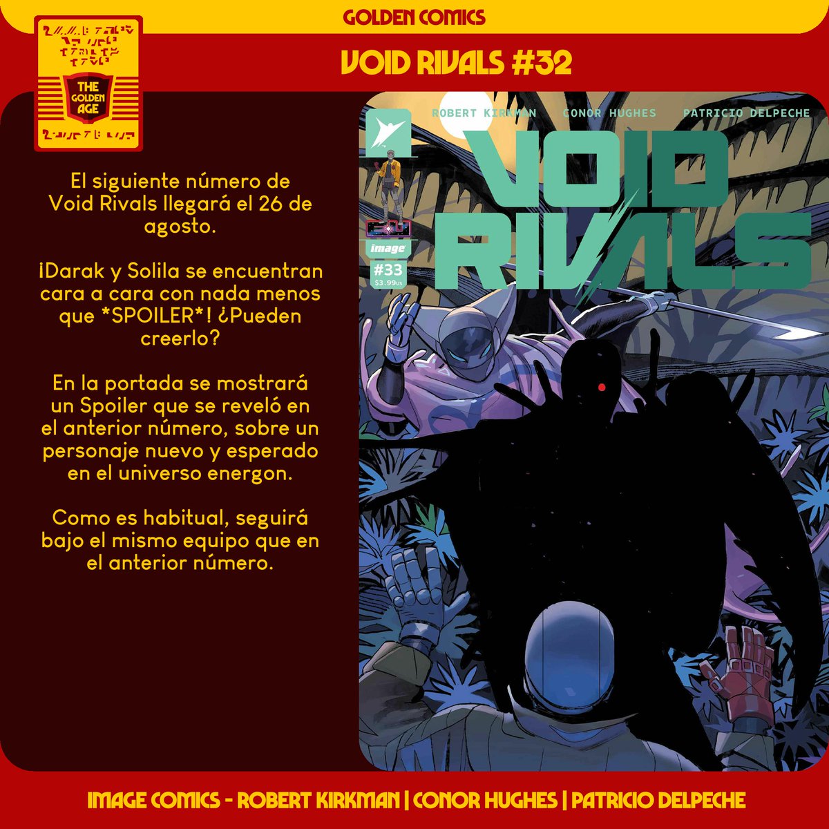 TFthegoldenage's tweet photo. Les traemos las noticias de los cómics del mes de Agosto.
#Goldenposting #Transformers #SkyboundComics https://t.co/l3O0D1jv9b