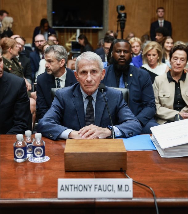 bennyjohnson's tweet photo. 🚨 BREAKING: Florida Attorney General James Uthmeier has announced he is opening an investigation into Dr. Fauci after he pleaded the fifth 111 times before the Senate instead of answering any questions.

“It's past time we get the truth of what happened during COVID.” https://t.co/2HM2l6ilO8