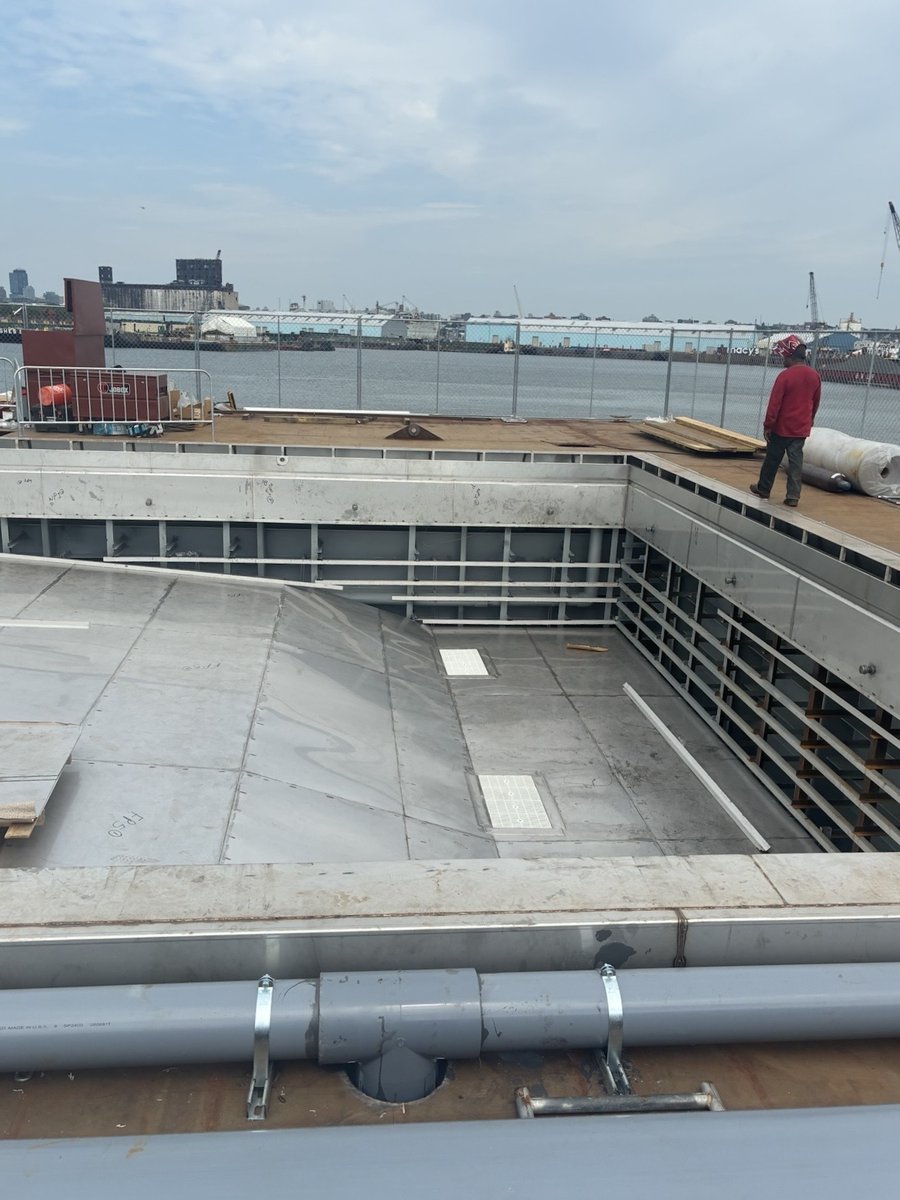 pluspoolny's tweet photo. ***Project Update**** Our pool construction is nearly complete (!!!!). We’ve got pipes, we’ve got pumps, we’ve got filters. https://t.co/ao51OvV6VJ