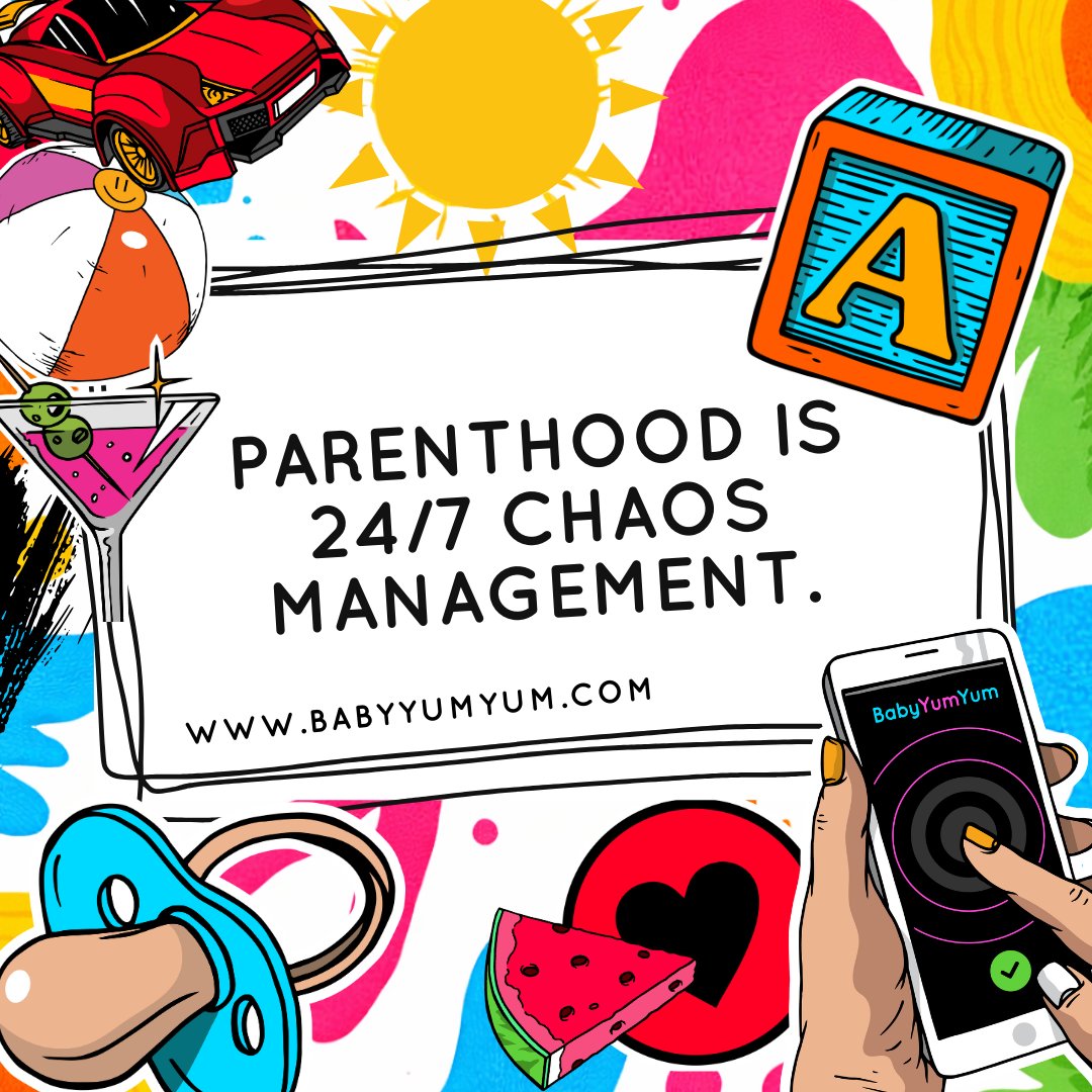 BabyYumYumSA's tweet photo. Whatโs your survival secret? ๐
#BabyYumYum #BYY #ParentingQuotes #ParentLife #MomLife #DadLife #EverydayParenting #ChaosControl #ParentHacks https://t.co/JOihdyRc86
