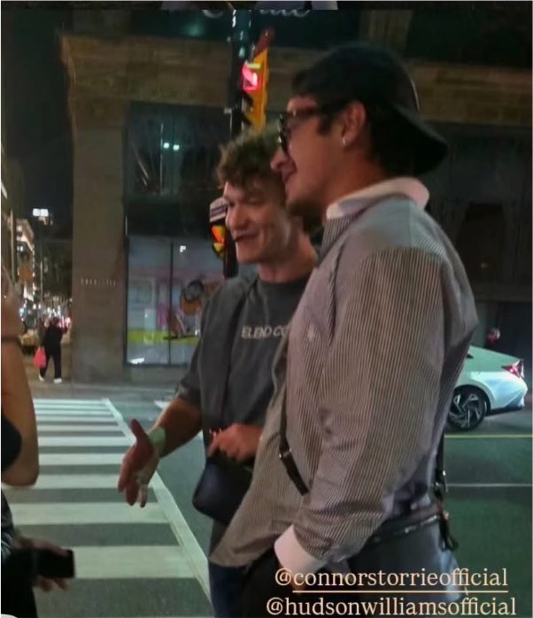 hudsonwupdates's tweet photo. Hudson Williams and Connor Storrie in Toronto recently! https://t.co/dQfan6UN5m