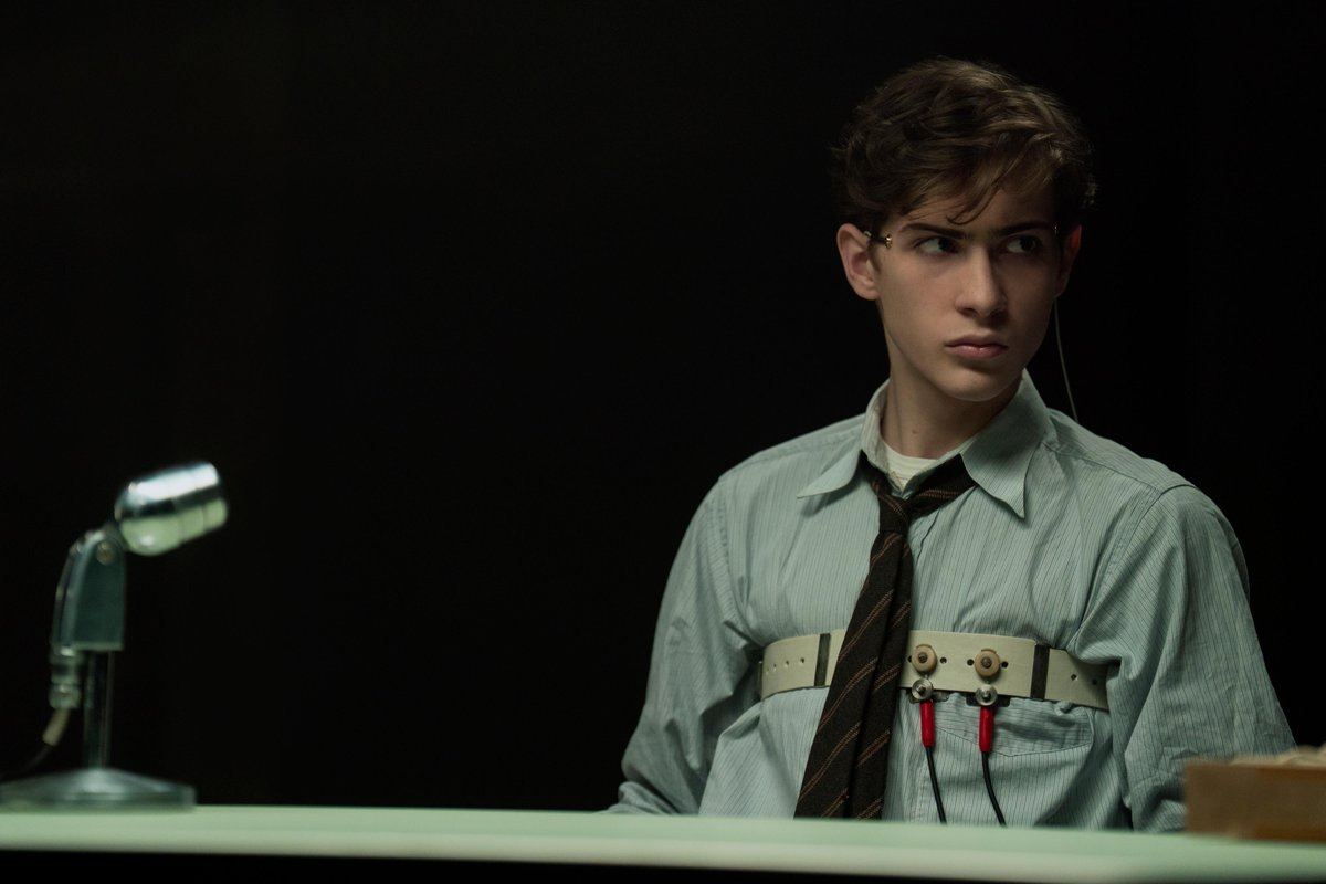 Netflix_CA's tweet photo. Here's your first look at UNABOMBER: starring Jacob Tremblay as Ted Kaczynski alongside Russell Crowe, Shailene Woodley, and Annabelle Wallis. Premiering September 25.

Follow Ted Kaczynski's transformation from Harvard prodigy to infamous domestic terrorist, after controversial psychological experiments by Professor Henry Murray reshape his mind.