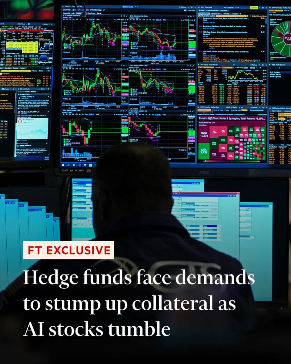 OrryxGlobal's tweet photo. Wall Street banks have asked funds heavily concentrated in certain industries to provide additional collateral, highlighting the mounting fears about the scale of losses across several popular strategies. https://t.co/Y6z72Iddcc