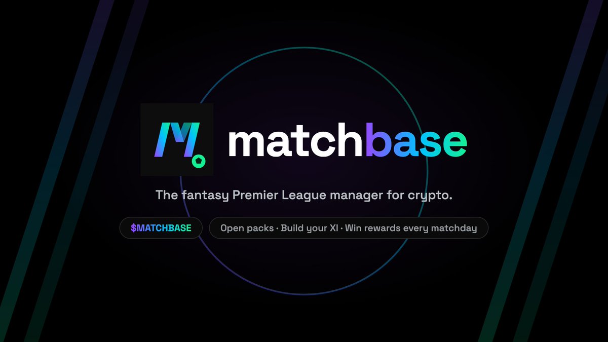 playmatchbase's tweet photo. $MATCHBASE is LIVE.

The Premier League manager for crypto. 
One token. One community. 
Rewards every matchday.

CA: 13Knx4GHevv3pr1ArZP9N4qPLKQkv6vdneaWjAcmATch https://t.co/7junypEUVv