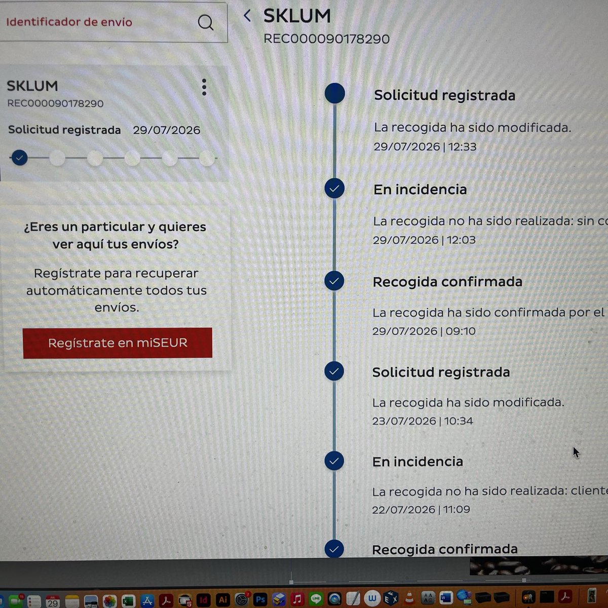 excessiu's tweet photo. @SEUR @vanynegro1 @mariano9605 @congosto @sklum Un desastre de empresa, al teléfono (cuando consigues hablar) todos son parabienes, pero los repartidores no cumplen expectativas, ni horarios, ni compromisos y dejan a los del teléfono como tontos/
mentirosos.(Daniel por ejemplo) https://t.co/uU5h7r5nSt