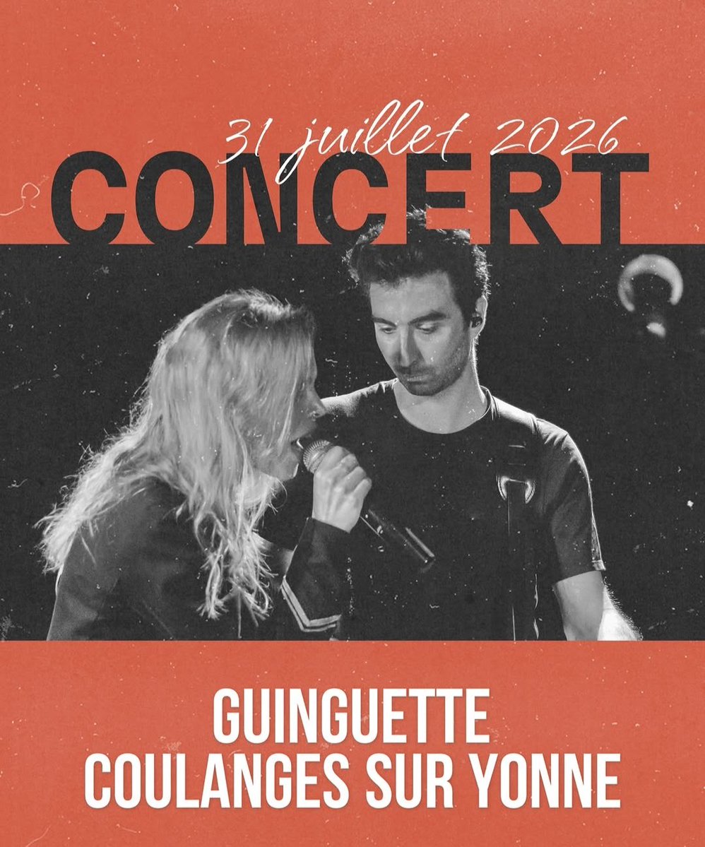 n95i's tweet photo. Ce vendredi 31 juillet 2026, à 19h. #Concert 🎶 d'Ann'so M  à  Coulanges sur Yonne, 
      via @EM_Prod https://t.co/d2piSsGU8C
