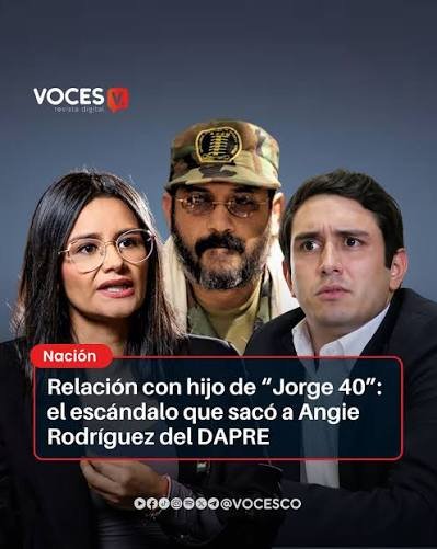 Becker66417117's tweet photo. @ELTIEMPO EXCELENTE QUE EL PAIS SE ENTERE DEL PASADO CRIMINAL DETRAS DEL NOMBRE DE ANGIE RODRÍGUEZ🧐🫵🏽 https://t.co/P2OmVXbHWs