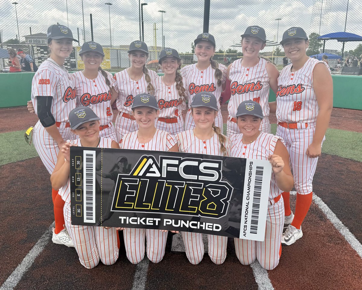 GemsElite16u's tweet photo. ELITE 8, HERE WE COME!🥎 Pennsbury Gems Elite battled until the very last pitch, earning an incredible 15-14 walk-off victory over Team Pennsylvania to punch our ticket to the Elite 8! We’re right back at it NOW as we take on TX Bombers National KTX. #GemsOn3 
#elitesummer2026 https://t.co/4ZkQUlg1iB