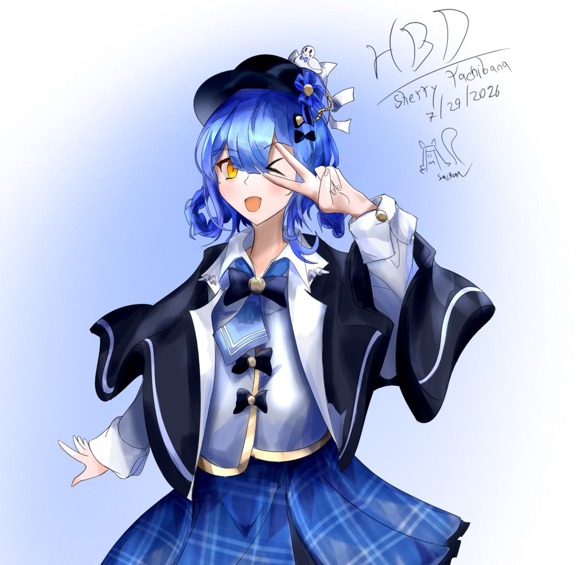 saikuga_20's tweet photo. お誕生日おめでとう ' シェリー・タチバナ '！
#橘シェリー生誕祭2026
#まのさば二次創作 https://t.co/4p5D5CVxNW