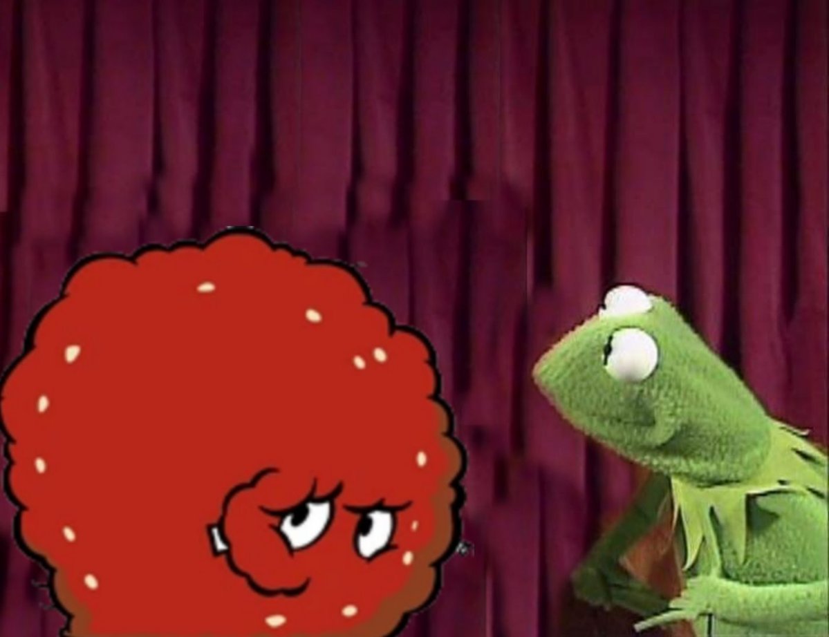 MuppetGuests's tweet photo. It's The Muppet Show with our very special guest star Meatwad! https://t.co/yB5mSF0325