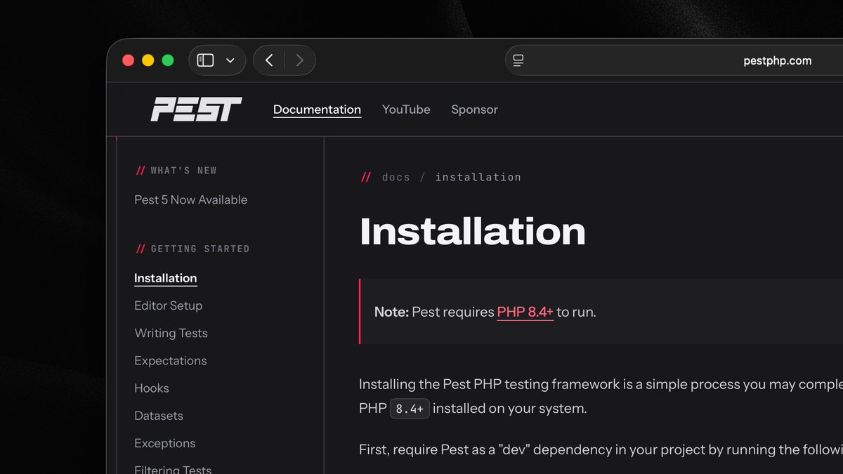 enunomaduro's tweet photo. proud to announce pest 5 comes with a brand new website.. huge shoutout to @nunowar once again for pulling this off in such a short amount of time! what do you think? ✨ https://t.co/3R5tYWjsuw
