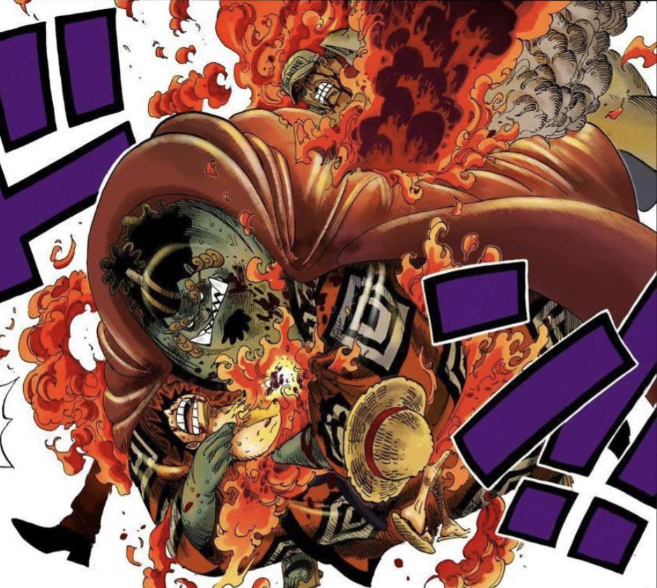 FallMatic's tweet photo. As cool as Imu is and what he’s accomplishing rn it still fails in comparison on what Akainu was doing at Marineford. 

#ONEPIECE〜 #onepiece1189 https://t.co/qq3RXR1NTp