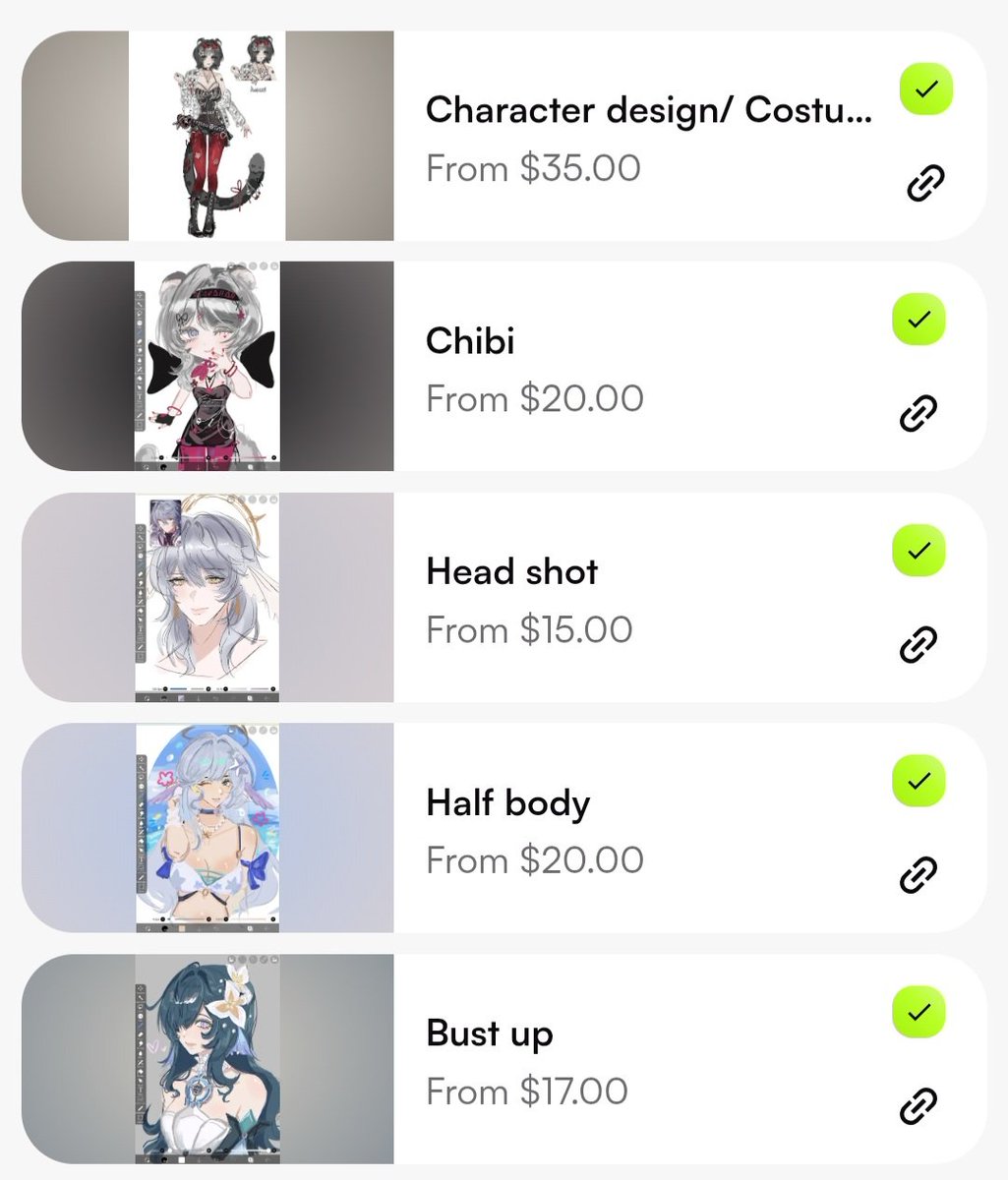 Koicxv's tweet photo. Commissions are still open! ♡
☆I have 3 slots available for each service If you're interested check out 
my VGen♡
●https://t.co/4qs9JfMf69
☆RTs &amp; shares are greatly appreciated! 💗
#artshare #artmoots #VGen #VGenComs #commissions 
#artshare #artmoots #VGen #VGencoms #viral https://t.co/tlipjRQb6x