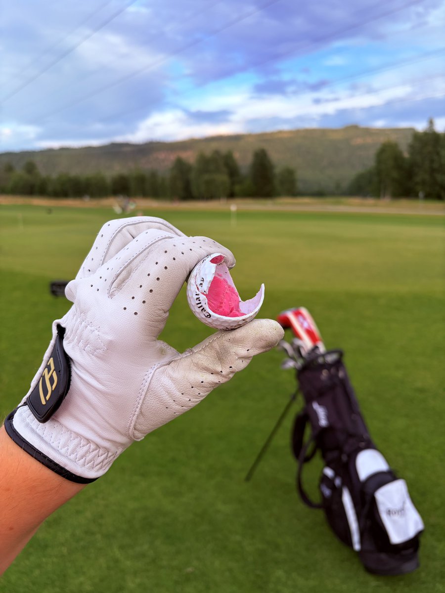 sebmandal's tweet photo. if you’ve never broken a golf ball

are you even trying bro? https://t.co/6sFNPuehU6