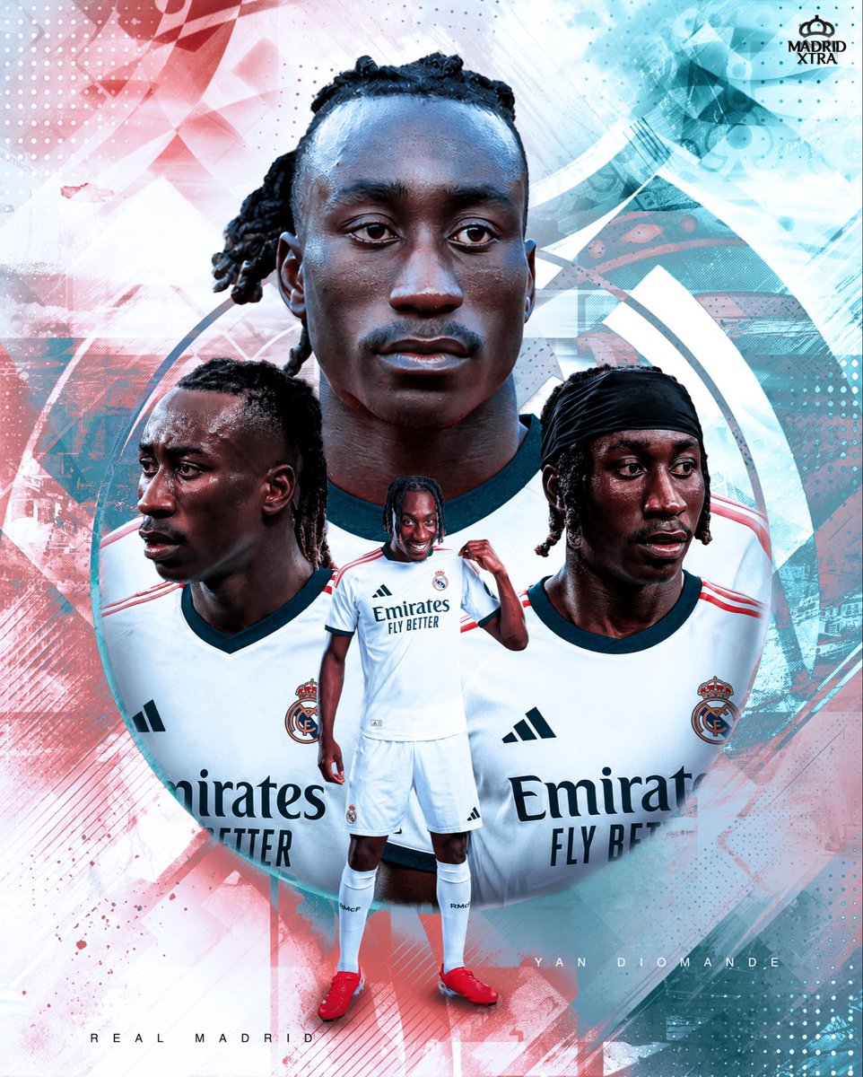 MadridXtra's tweet photo. 🚨 𝐎𝐅𝐅𝐈𝐂𝐈𝐀𝐋: Yan Diomandé joins Real Madrid. https://t.co/MdOOMQhWk6