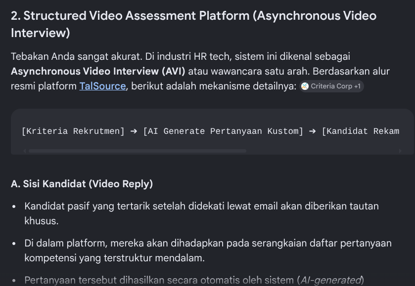 cipto_hd's tweet photo. Nyoba memahami cara kerja AI-assisted talent sourcing platform dibantu AI #ai https://t.co/yJ6kYyLRhn
