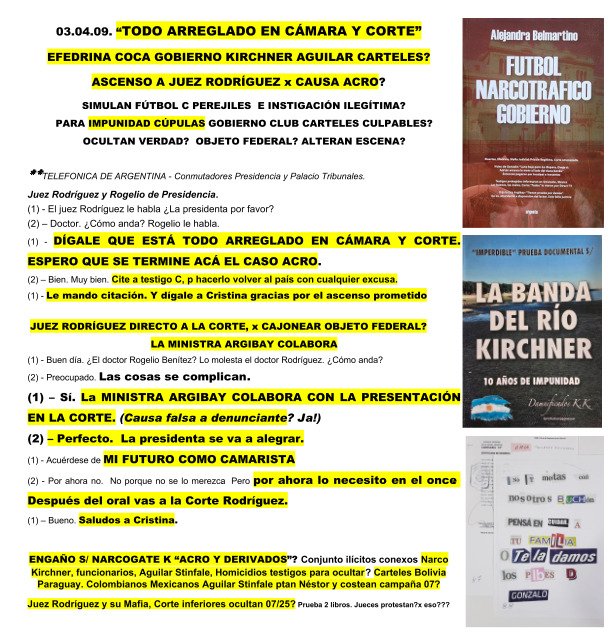 BandaKirchner's tweet photo. @cadenainforma @ONU_es @CIDH Kirchner Narco, homicida reincidente p ocultar, arma causa falsa, cajonea delitos, paga muerte planes trabajar, defrauda, lava, c funcionarios, presi club, sicario  300 planes, carteles mexicanos colombianos limítrofes, Corte Cámaras  inferiores partícipes?? https://t.co/9NuUG4o5bQ