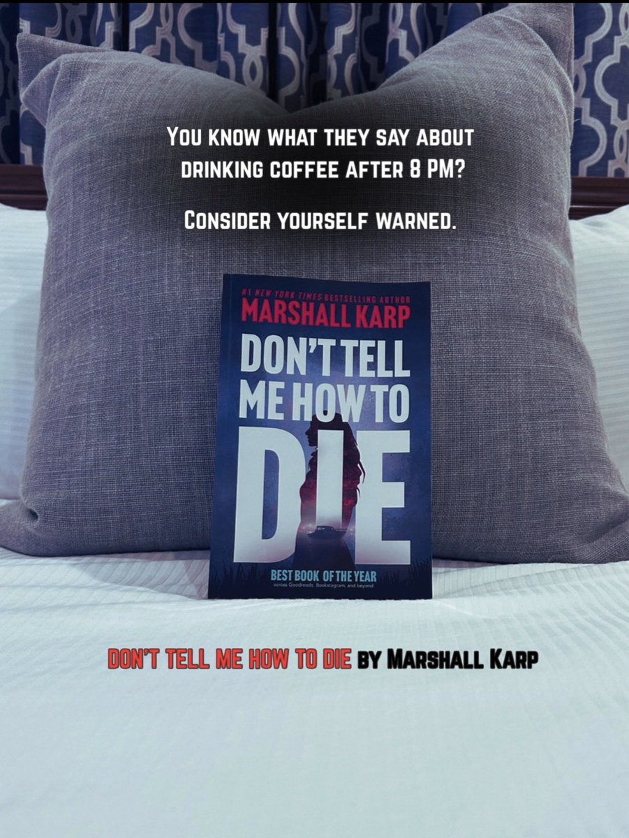 MarshallKarp's tweet photo. “One more chapter.”

Readers say Maggie Dunn’s journey makes Don’t Tell Me How To Die impossible to put down. Her decisions get harder, more shocking, and more emotional with every page.

And that final twist? You won’t see it coming.

Click here to start reading tonight: https://t.co/p3Jbp1a6v8