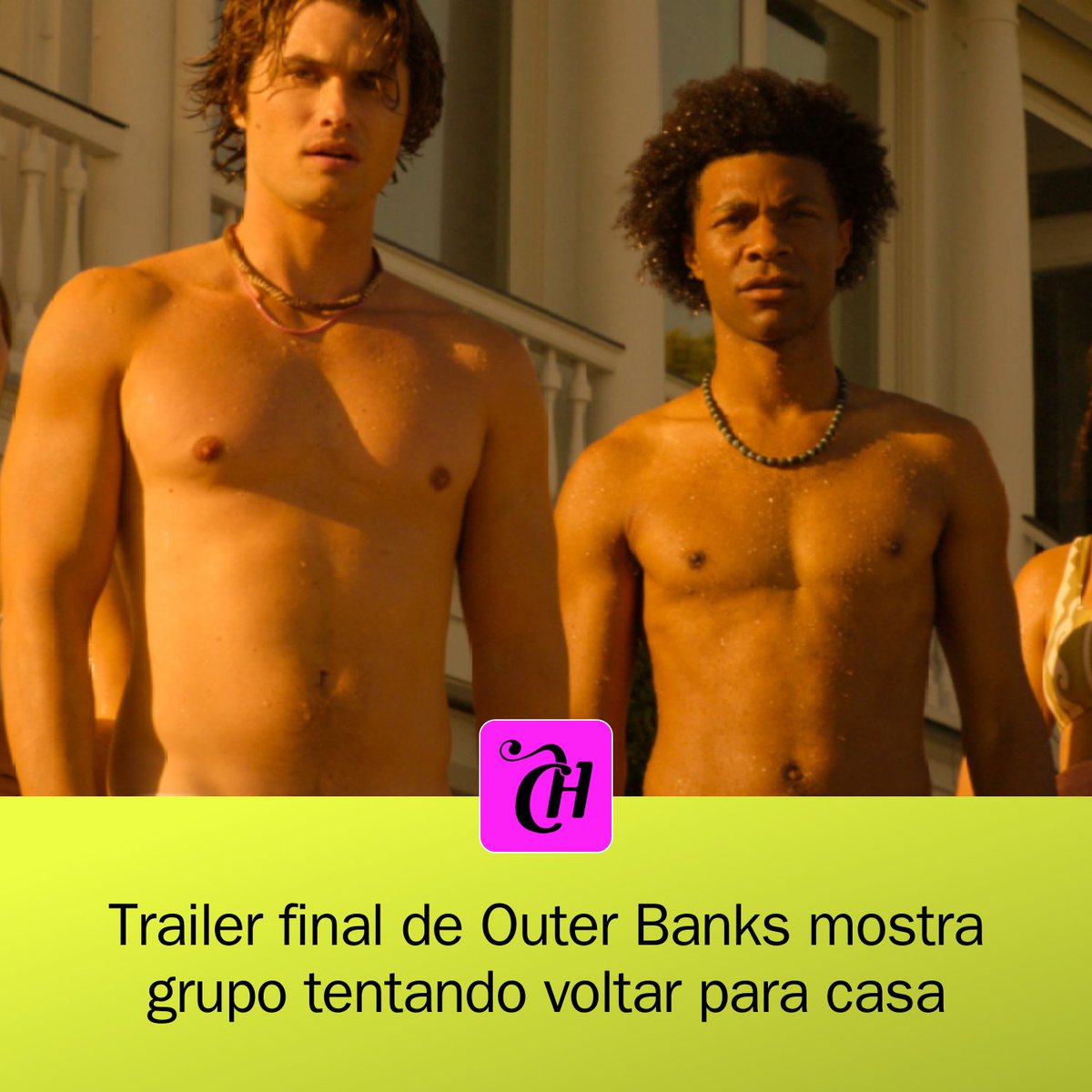 CAPRICHO's tweet photo. 🚨🌊 Prepare-se para a última aventura dos Pogues! O trailer final de 'Outer Banks' já está no ar e promete muita emoção: perseguições, explosões e um desejo de vingança! A 5ª temporada estreia dia 20 de agosto. Não perca! #OuterBanks #Netflix #Pogues
https://t.co/GcVdRdMBns https://t.co/DdwfWLJDXt