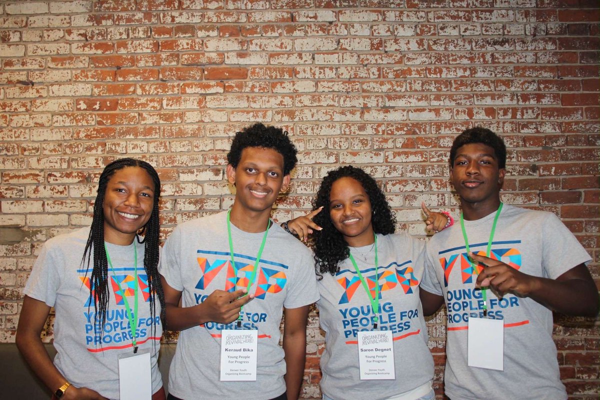 ypforprogress's tweet photo. Last week, YPP members, organizers and interns attended the National Pro-Democracy Youth Organizing Bootcamp in Denver, Colorado for trainings on political education, organizing, action planning and more! We're so proud ✨ https://t.co/7LqRJXHl09
